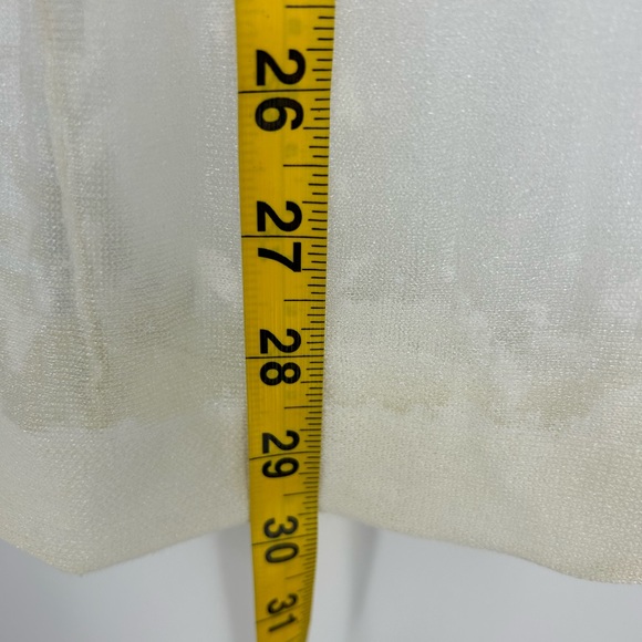 John Mark Cream Sheer Animal Print Cotton Blend Shirt - Picture 5 of 6